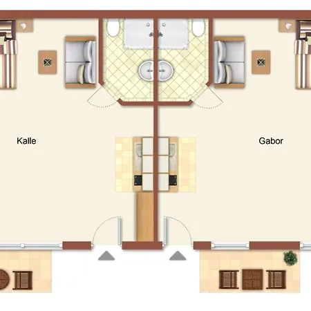 Apartment Haus Vier Freunde, Gabor